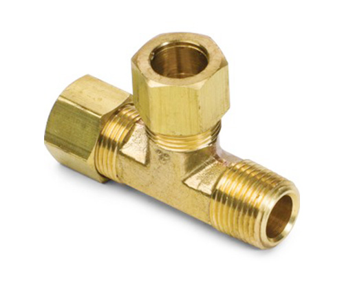 72# Brass Male Run Tee Pression Fittings