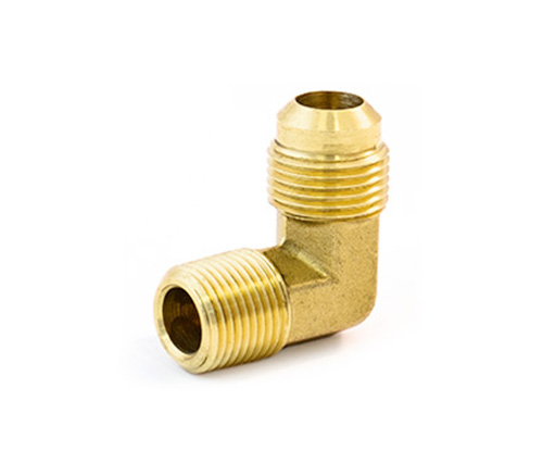 49# SAE 45 ° Flare Forged 90 °ชายข้อศอกทองเหลือง Flare Fittings