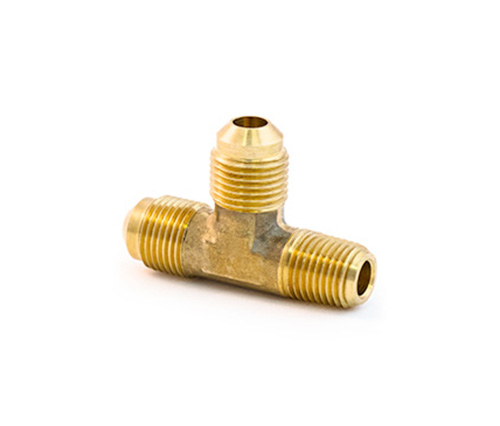 51# SAE 45 ° Flare Brass Forged Male Run Tee